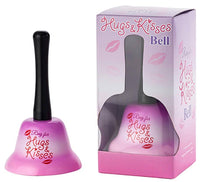 Ring for Hugs & Kisses Metal Hand Bell -  Home Kitchen Bar Pub Office Desk Room