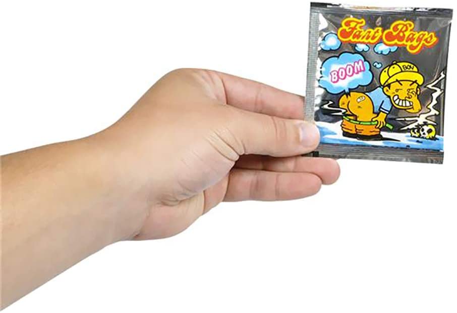 12 GLASS STINK BOMBS + 12 FART BAGS - Gag Prank Joke ~ COMBO SET!