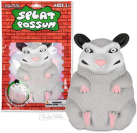 SPLAT POSSUM Squishy Squish Squeezable Stress Figure Toy - Archie McPhee