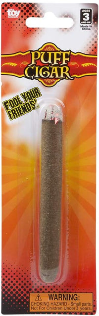 FAKE PUFF CIGAR - Magic Trick Jokes Realistic Smoke Gag  Joke Party Favor Prop