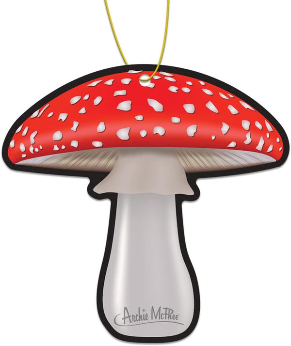 Arommatic Mushroom Car Air Freshener - (Sandlewood Scent) - Archie McPhee