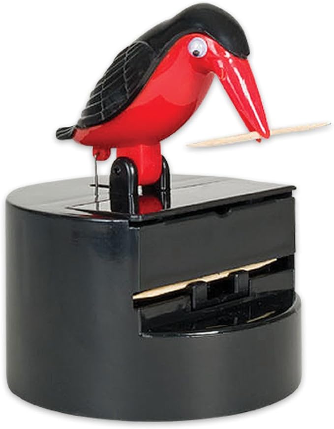 Toothpick Bird Dispencer Holder - Home Office Kitchen Bar Room - Archie McPhee