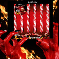 Dante's Inferno Spicy Hot Candy Canes Christmas Holiday Fun Gag - Archie McPhee