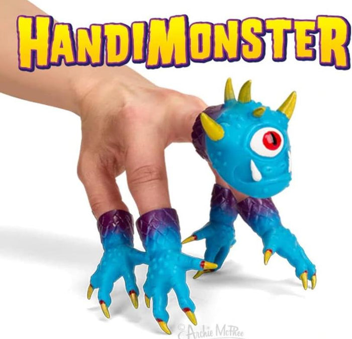 HANDIMONSTER - Cyclopes Monster Finger Tiny Hands Puppet Toy - Archie McPhee