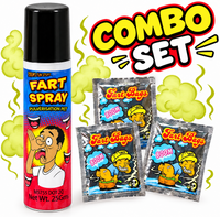 💨 Fart Spray + 3 Fart Bombs Combo Pack – Ultimate Gag Gift Set!