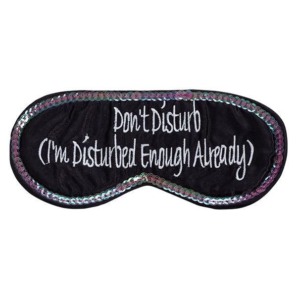 Don't Disturb Funny Sleep Mask - Hysterical Sleeping Eye Blindfold Soft EyeMask