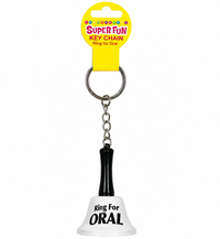 Ring for Oral 👅Key Chain Bell - Cute Funny Adult Party Bedroom Gag Gift Novelty