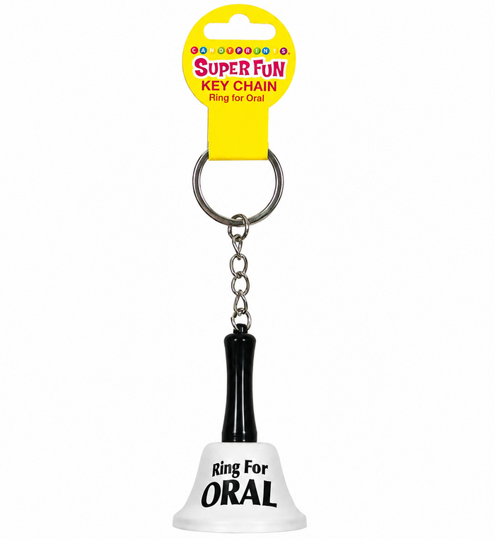 Ring for Oral 👅Key Chain Bell - Cute Funny Adult Party Bedroom Gag Gift Novelty