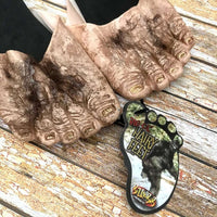 Billy Bob's Big Old Hairy Feet Costume Bigfoot Novelty Slipper Sandals