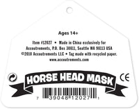 THE ORIGINAL HORSE MASK - Quality Latex Party Halloween Costume - Archie McPhee