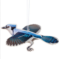 3D BLUE JAY Bird Car Air Freshener -  (Blueberry Scent) - Archie McPhee