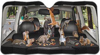 Car Full Of Squirrels Auto Sunshade - Funny Gag Joke - Archie McPhee