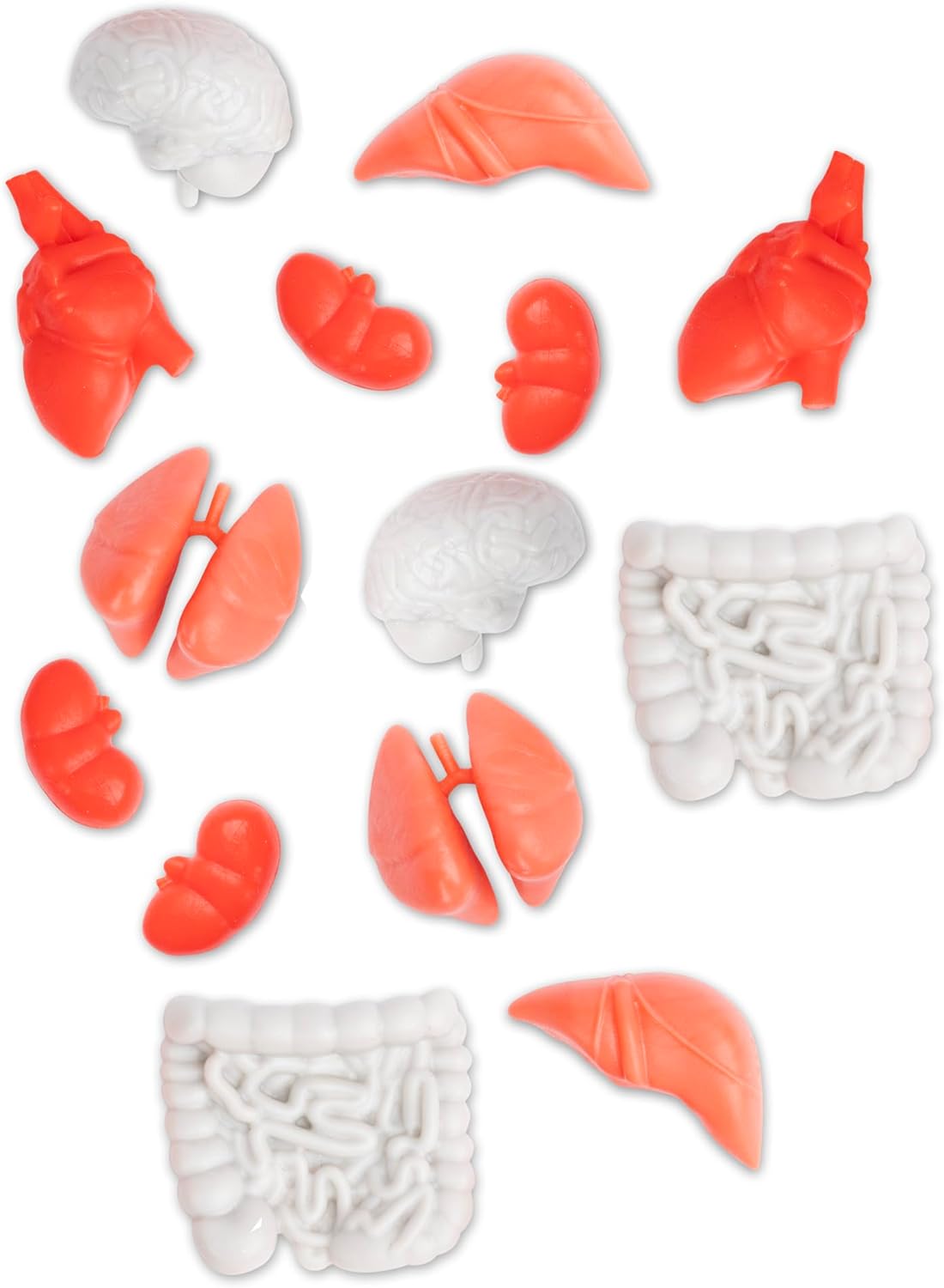 Itty Bitty Body Parts (Bag of 14)  Tiny Figurines Craft Art Toys - Archie McPhee