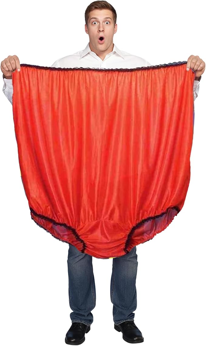 Big Momma Undies – Hilariously Oversized Red Bloomers! Granny Underwear 🩲 😂