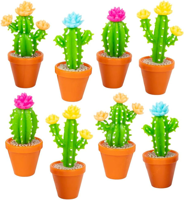 Itty Bitty Cactus (Bag of 8) - Tiny Figurines Arts & Crafts - Archie McPhee