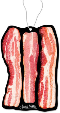 BACON DELUXE Car Air Freshner (Sizzling Bacon Aroma Scent) - Archie McPhee