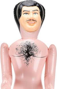 Inflatable Male John Doll Costume for Halloween, Bachelorette Party Gag Blow-Up