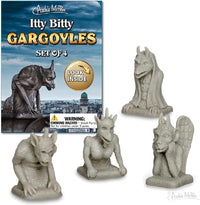 Itty Bitty Gargoyles - (box of 4) Miniature Decoration Figurines - Archie McPhee