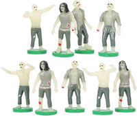 Itty Bitty Zombies (Bag of 9) - Mini Gow in Dark Figurines - Archie McPhee