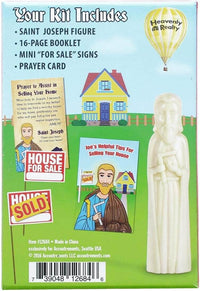 Sell Your House Home Kit w/ Saint Joseph Statue - GOOD LUCK ~ Archie McPhee