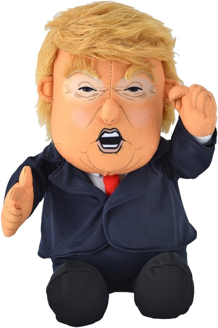 Pull My Finger 💨 Farting Donald Trump Plush Figure Doll 😂 With Animated Hair💨