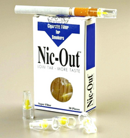 100 PAQUETES Portafiltros desechables para fumar cigarrillos Nic Out - AL POR MAYOR