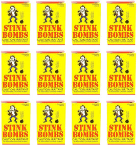 432 flacons en verre de bombes puantes au total (144 boîtes de 3) - GaG Prank Joke Wholesale