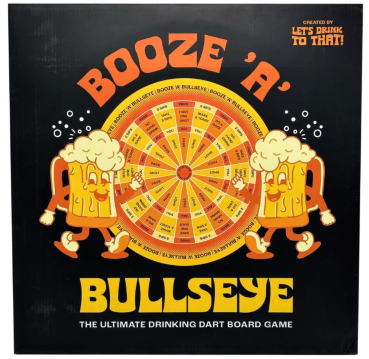 Booze 'a' Bullseye - The Ultimate Beer Drinking Magnetic Dart Board Party Game