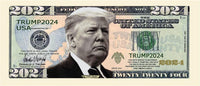 10 TOTAL - President Donald Trump 2024  Novelty Money Bills Party Fake Play Note