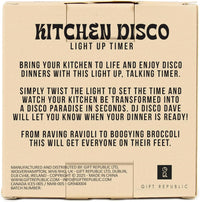 ⏱️ Kitchen Disco Timer – Light-Up 60-Minute Cooking Gadget ✨ USB Rechargeable 🎁