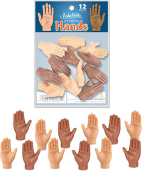 Itty Bitty Hands (Bag of 12) - Tiny Figurines Craft Art Toys - Archie McPhee