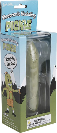 YODELLING PICKLE - Yodel-Ay Eee-Ooo Musical Sound Gag Gift Toy - Archie McPhee