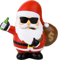 🎅 Funny Bad Santa Talking Stress Toy – Naughty Xmas Gift  | Sound Machine GaG