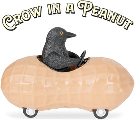 Crow in a Peanut - Cute Pullback Racing Car Child Toy - Archie McPhee