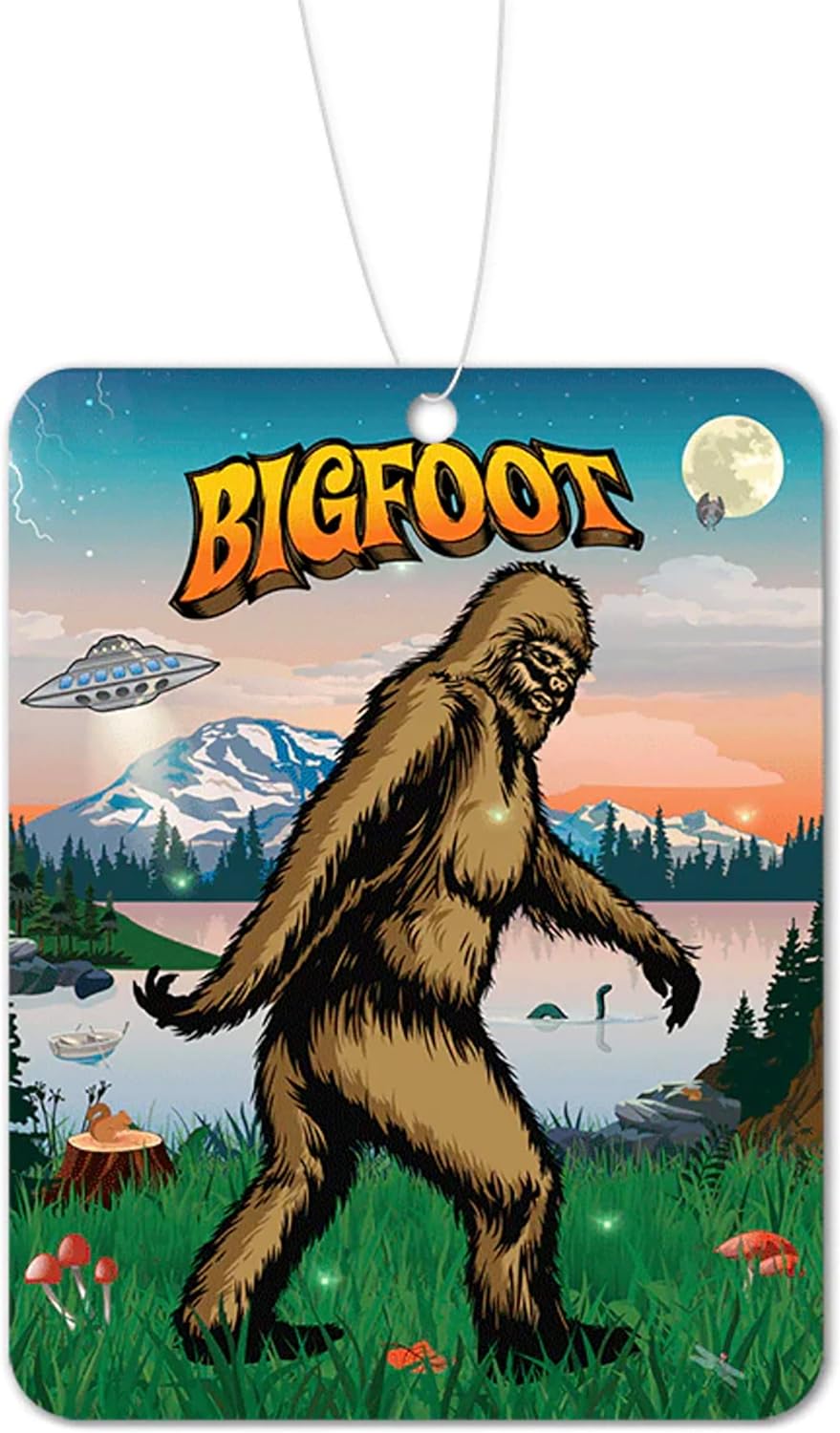 BigFoot Car Air Freshener - I Believe in Sasquatch (Pine Scent) - Archie McPhee