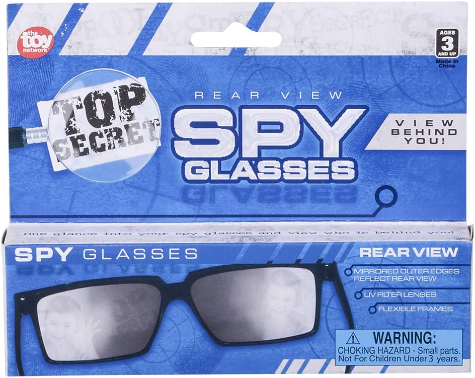 Spy Look Behind Sunglasses Rear View Mirror - Detective Gadget Magic Trick Toy