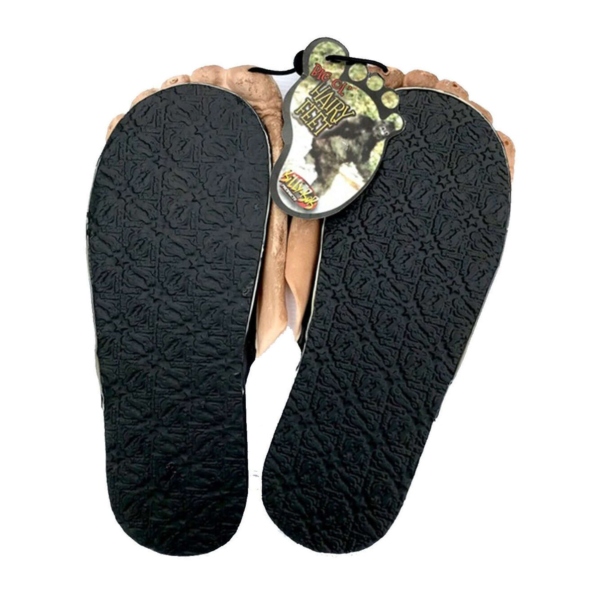 Billy Bob's Big Old Hairy Feet Costume Bigfoot Novelty Slipper Sandals