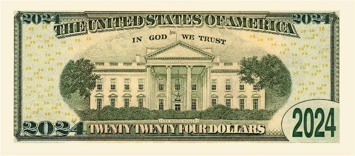 100 - President Donald Trump 2024 Novelty Money Bills Party Fake Play MAGA Note