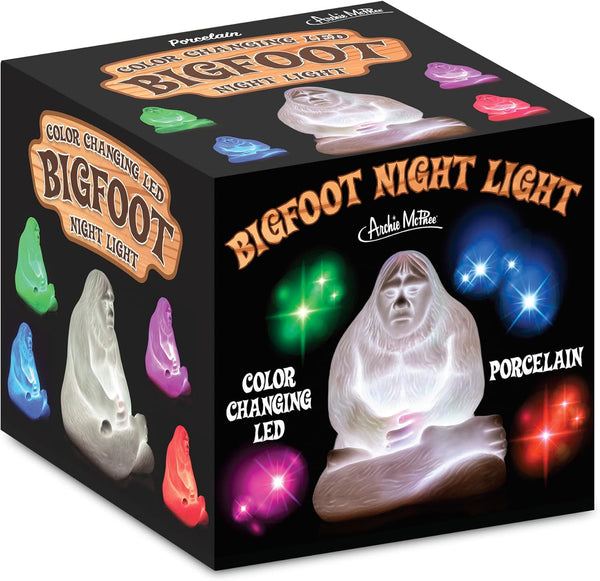 BIGFOOT Night Light - Sasquatch Color Changing LED Lamp - Archie McPhee