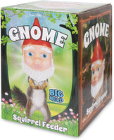 Squirrel Feeder Gnome Head - Wildlife Garden Outdoor Home Gift ~ Archie McPhee