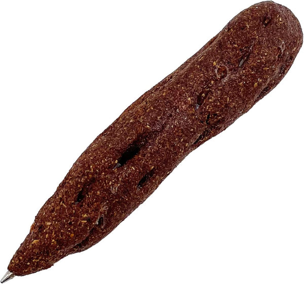 THE POOPY PEN - Real Gross Looking Poop Turd - Funny Gag Joke Gift