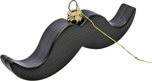 MUSTACHE ORNAMENT - Christmas Tree Hanging Funny Decoration - Archie McPhee