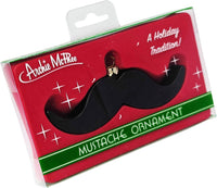 MUSTACHE ORNAMENT - Christmas Tree Hanging Funny Decoration - Archie McPhee