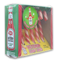 KETCHUP Candy Canes - GROSS NASTY! Gag Prank Joke Christmas Gift - Archie McPhee