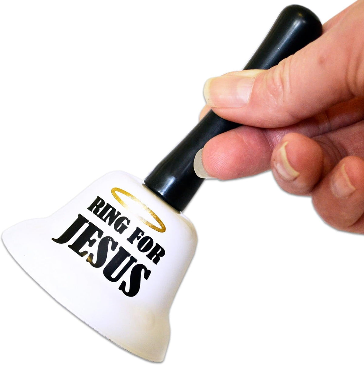 Ring for Jesus Metal Hand Bell -  Home Kitchen Bar Pub Office Desk Room Gift