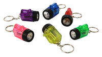 144 porte-clés lampe de poche – Cadeaux de fête amusants (12 douzaines en gros)