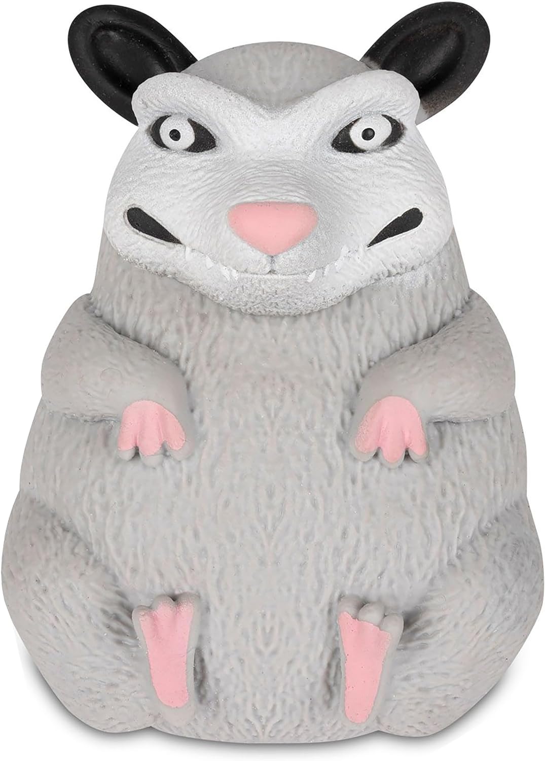 SPLAT POSSUM Squishy Squish Squeezable Stress Figure Toy - Archie McPhee