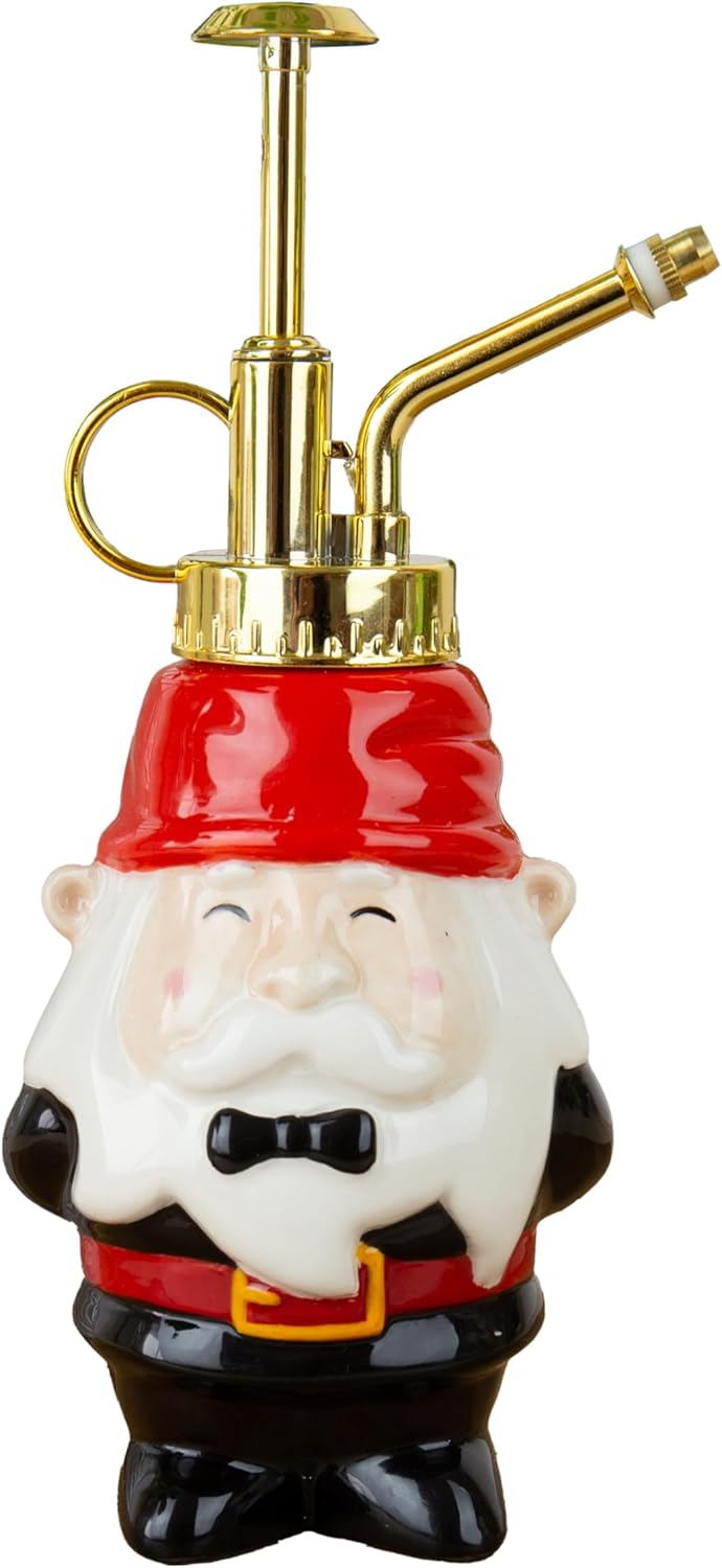 Ceramic Gnome Statue Plant Spray Mister  💦 Funny Cute Garden Houseplant Decor