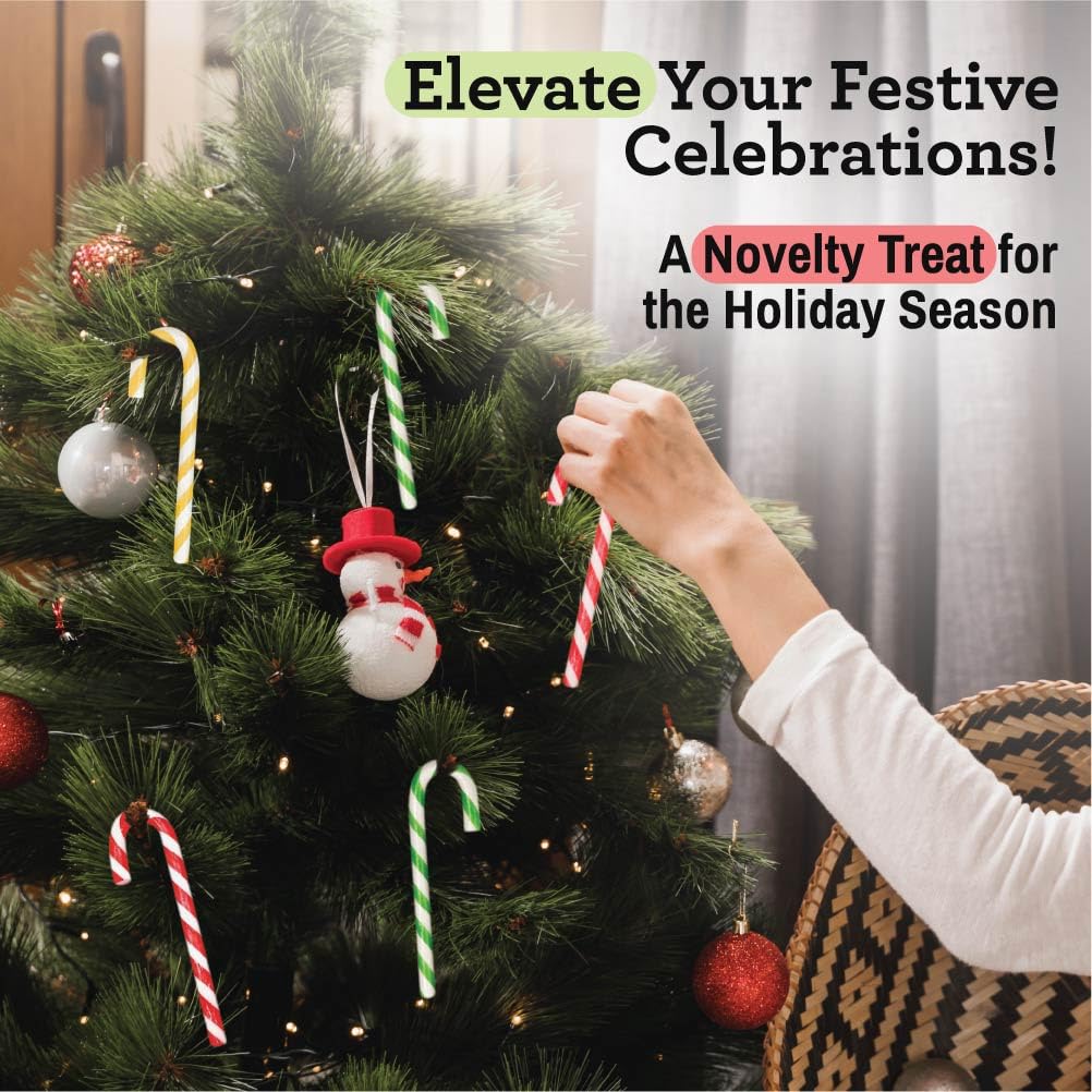 🐟🎄 6-Pack Pacific Northwest Salmon Candy Canes – Funny Holiday Gag Gift | Archie McPhee