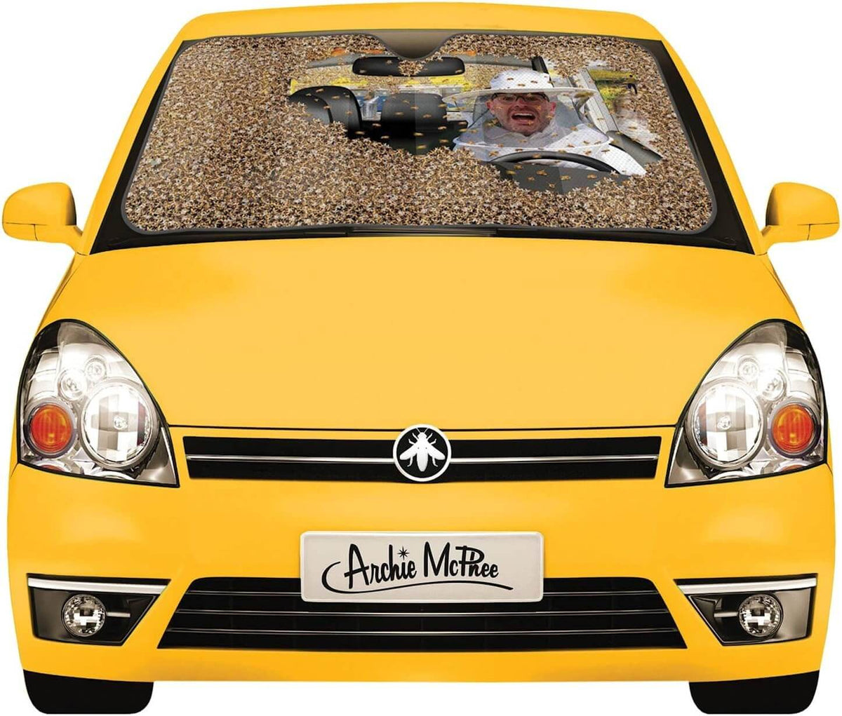 Car Full of Bees Auto Sunshade - Funny Gag Joke - Archie McPhee